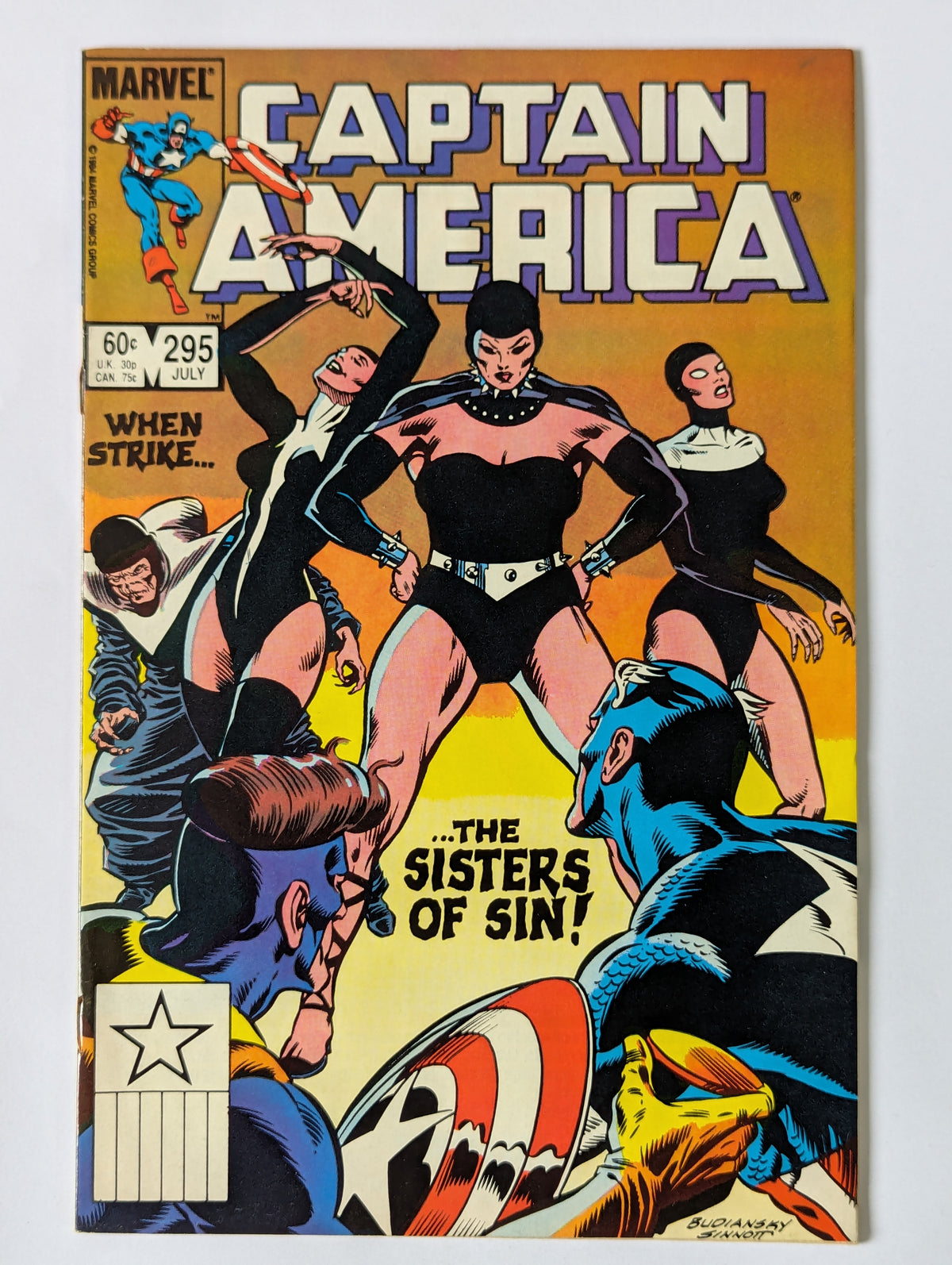 Captain America #295 Marvel Comic Book