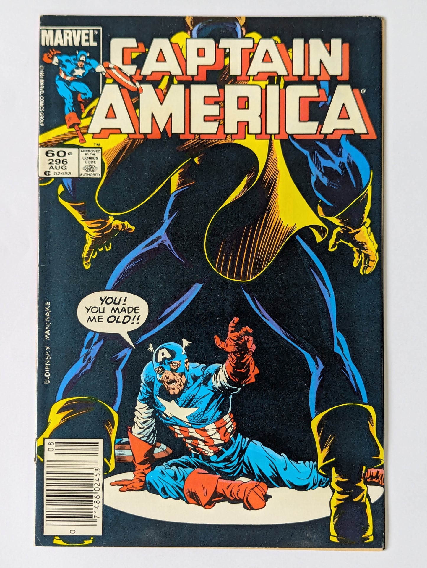 Captain America #296 Marvel Comic Book