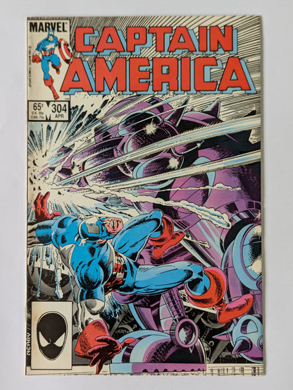 Captain America #304 Marvel Comic Book