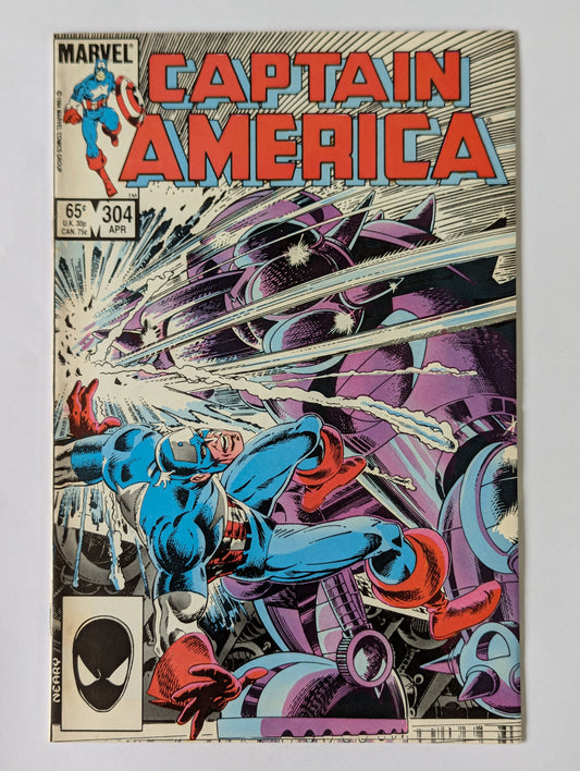 Captain America #304 Marvel Comic Book