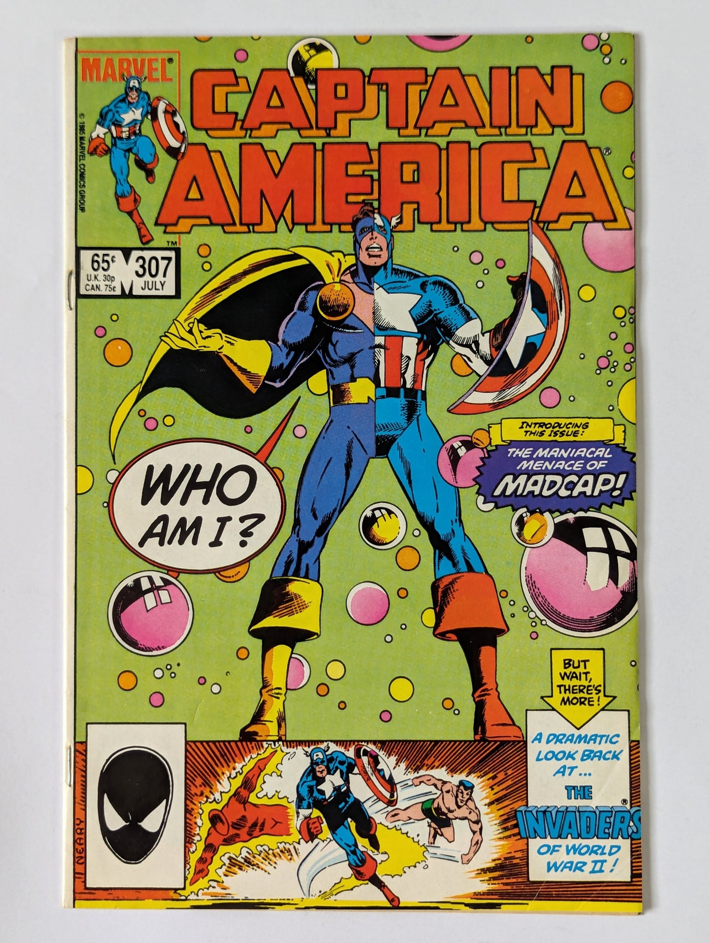 Captain America #307 Marvel Comic Book