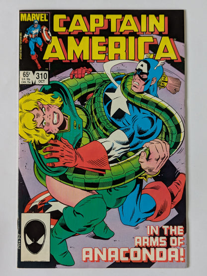 Captain America #310 Marvel Comic Book