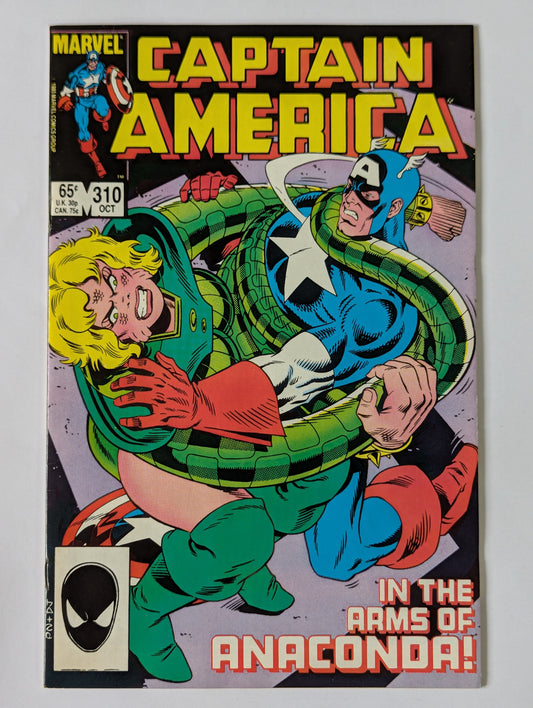 Captain America #310 Marvel Comic Book