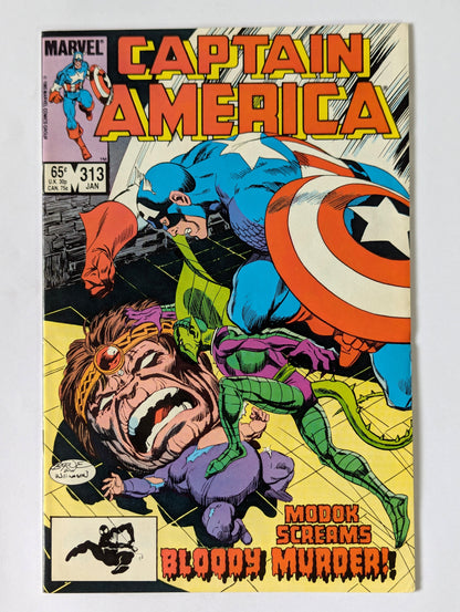 Captain America #313 Marvel Comic Book
