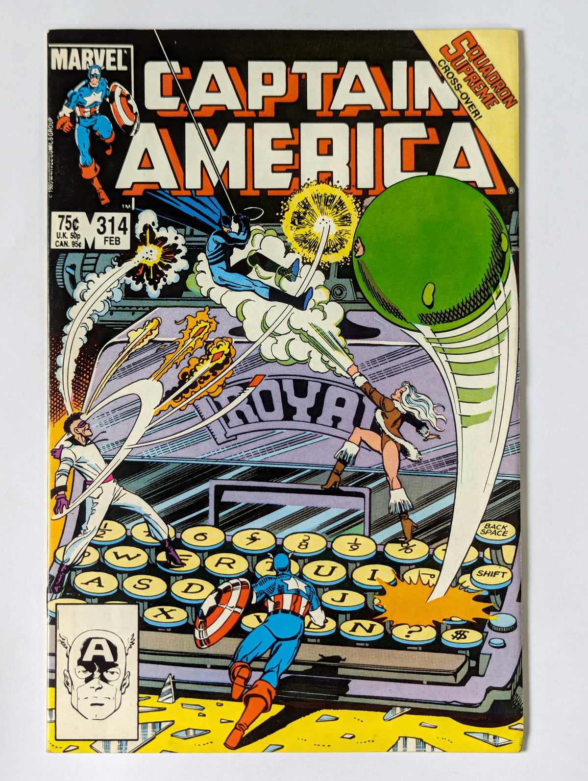 Captain America #314 Marvel Comic Book