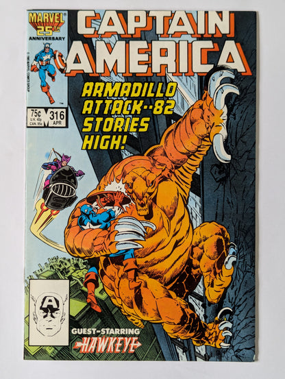 Captain America #316 Marvel Comic Book