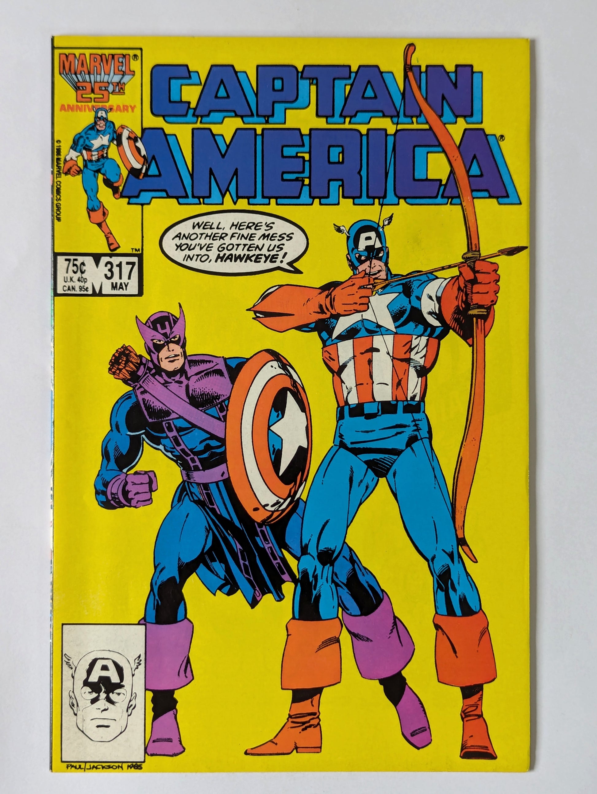Captain America #317 Marvel Comic Book