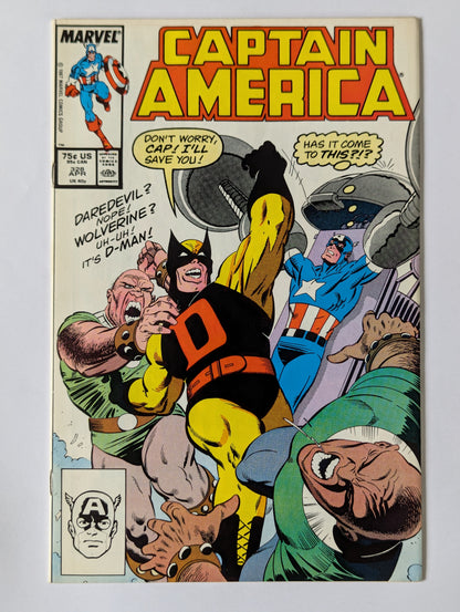 Captain America #328 Marvel Comic Book