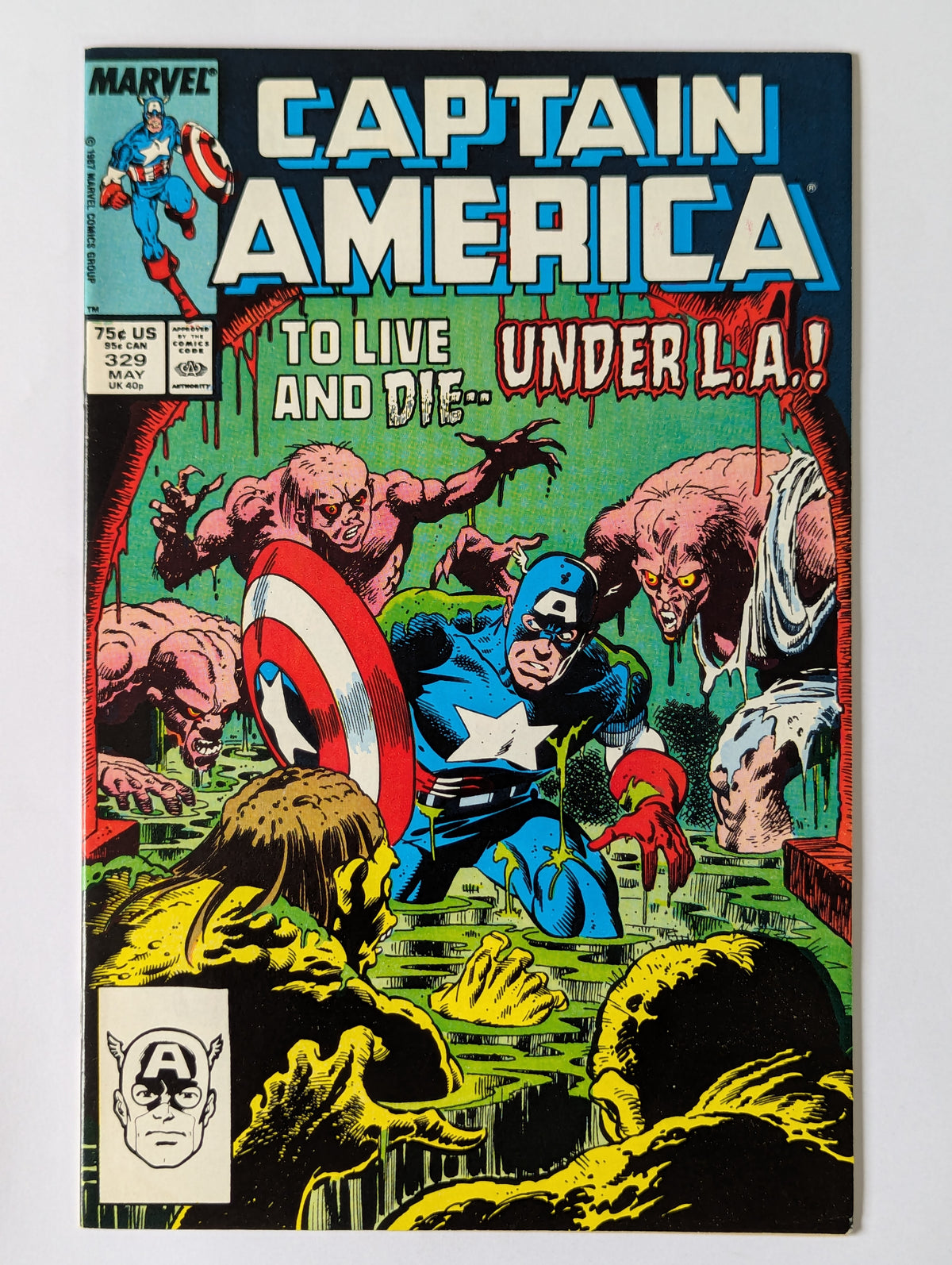 Captain America #329 Marvel Comic Book