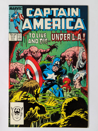 Captain America #329 Marvel Comic Book
