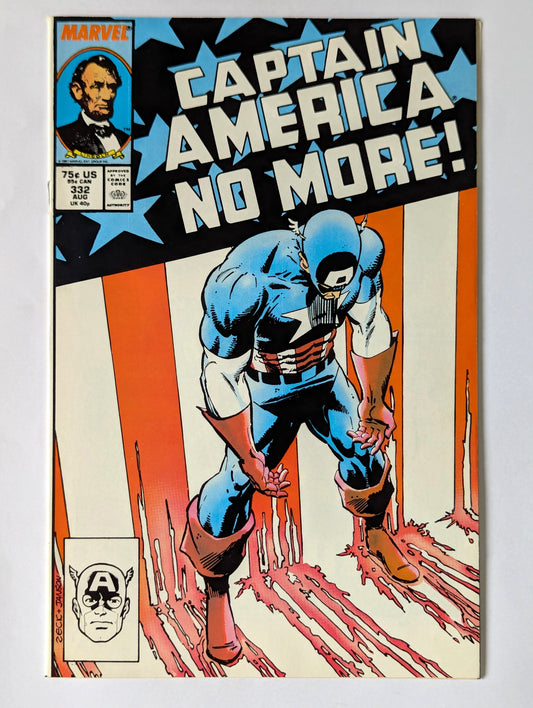 Captain America #332 Marvel Comic Book