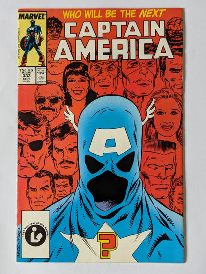 Captain America #333 Marvel Comic Book