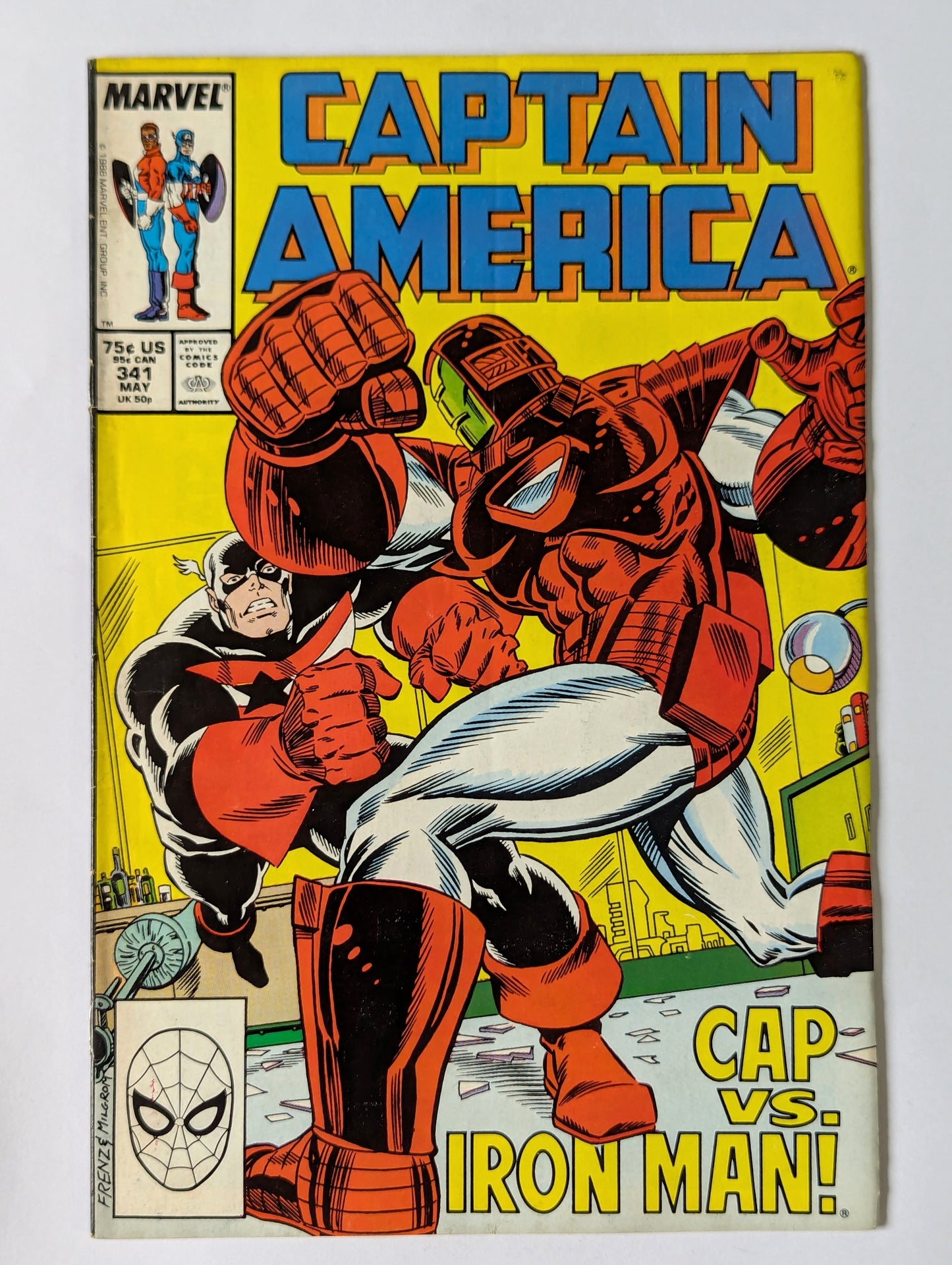 Captain America #341 Marvel Comic Book