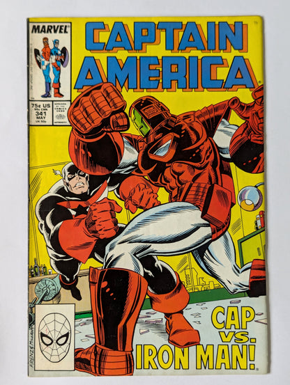 Captain America #341 Marvel Comic Book