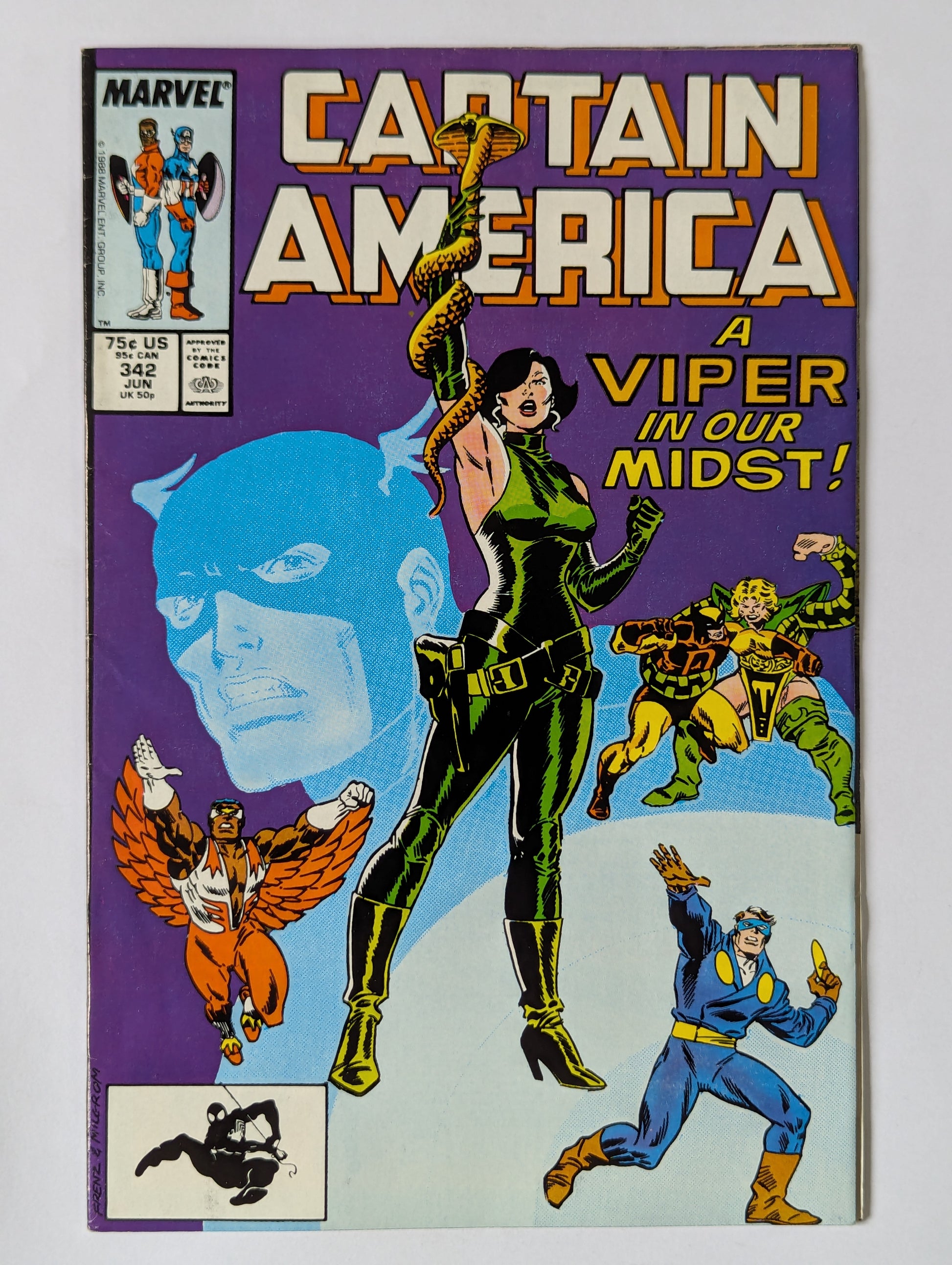 Captain America #342 Marvel Comic Book