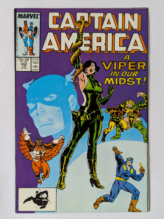 Captain America #342 Marvel Comic Book