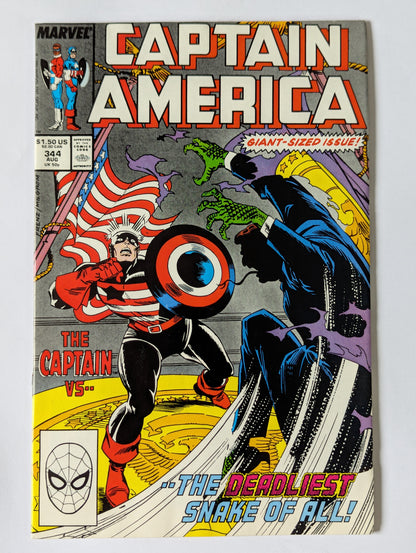Captain America #344 Marvel Comic Book