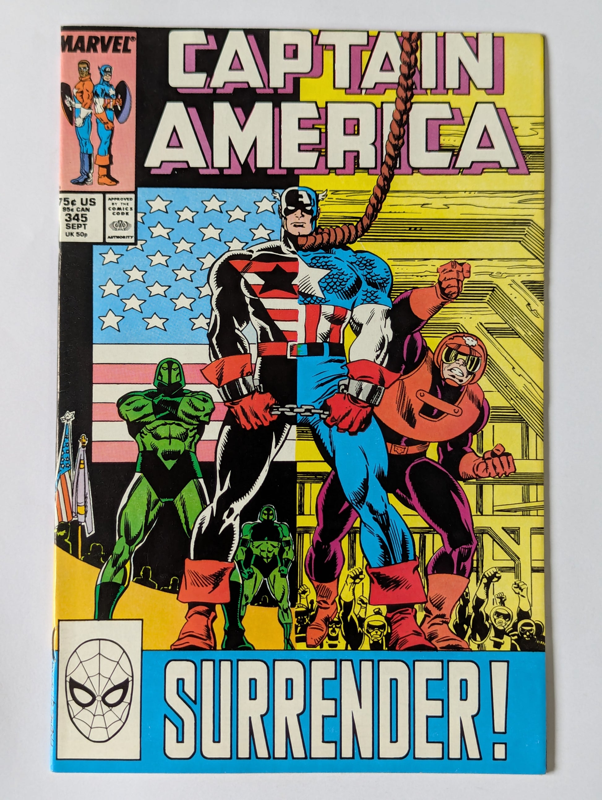 Captain America #345 Marvel Comic Book