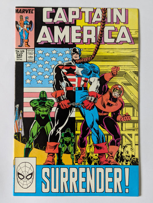 Captain America #345 Marvel Comic Book