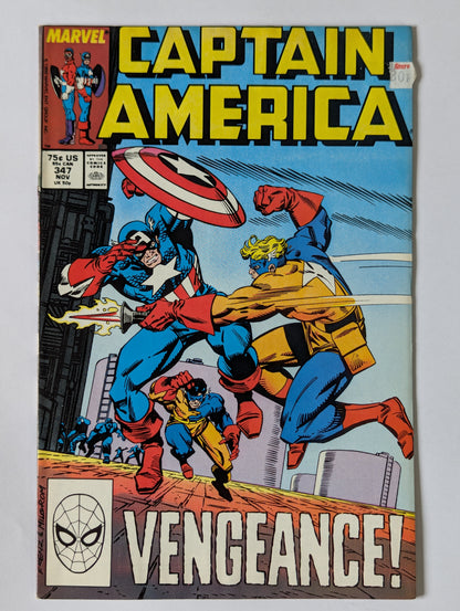 Captain America #347 Marvel Comic Book
