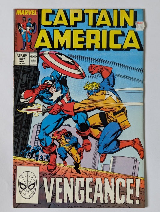 Captain America #347 Marvel Comic Book