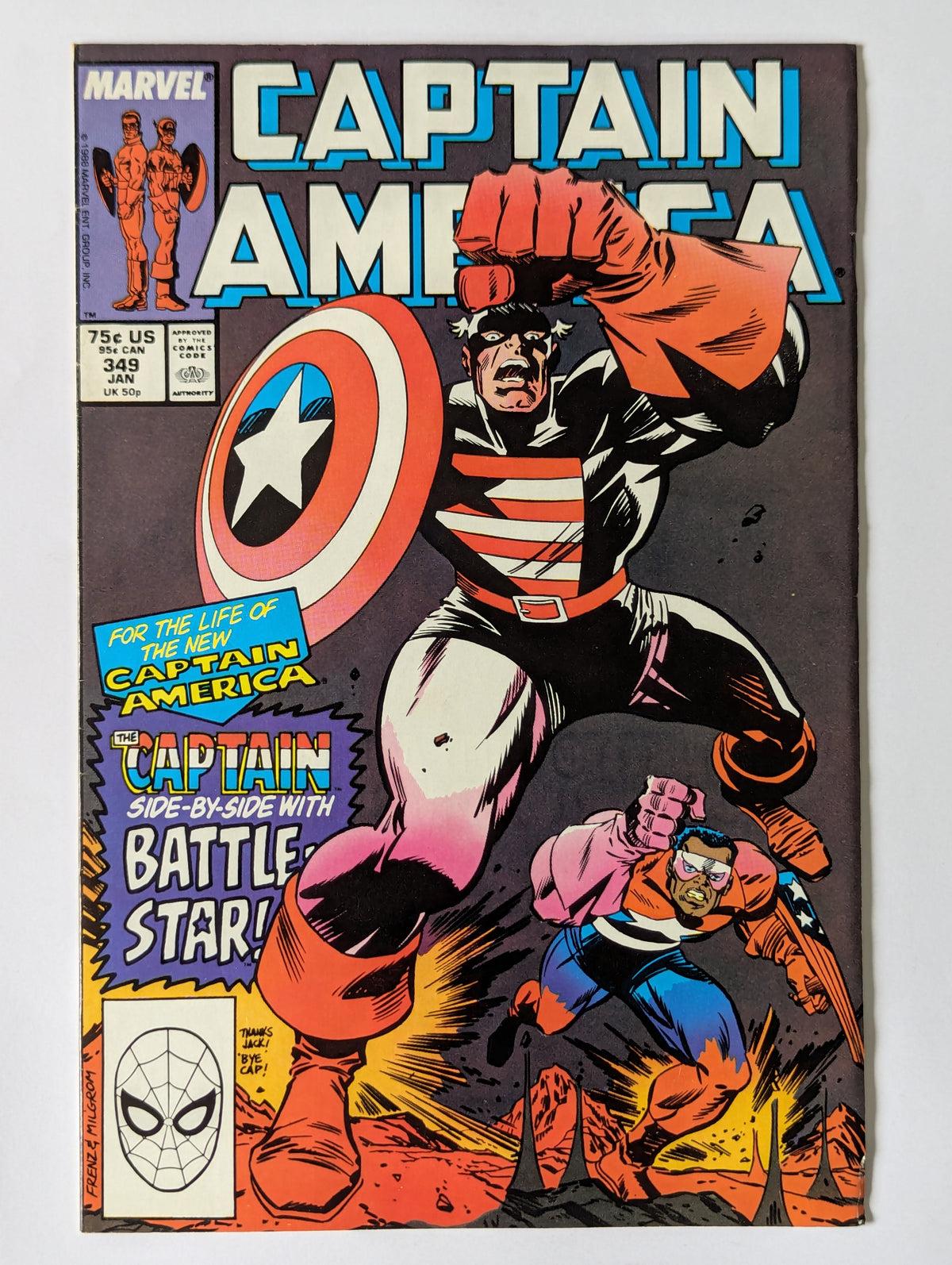 Captain America #349 Marvel Comic Book