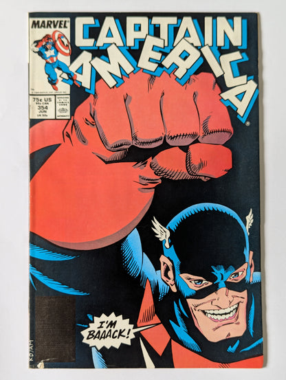 Captain America #354 Marvel Comic Book