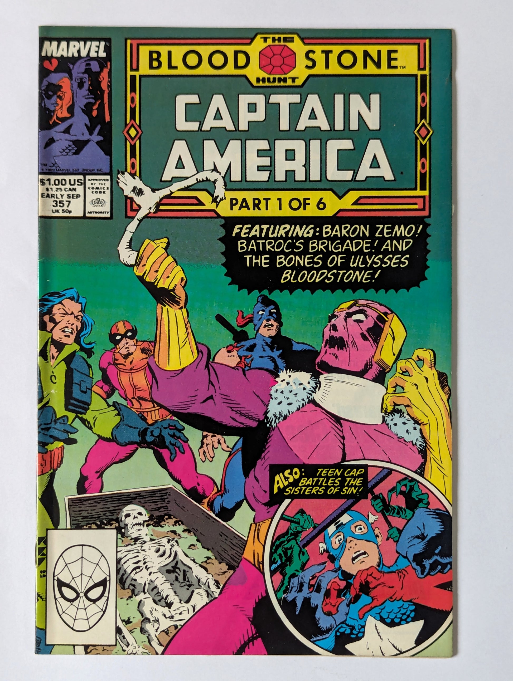 Captain America #357 Marvel Comic Book
