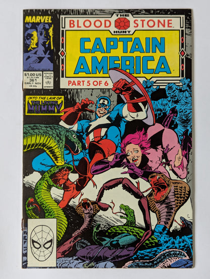 Captain America #361 Marvel Comic Book