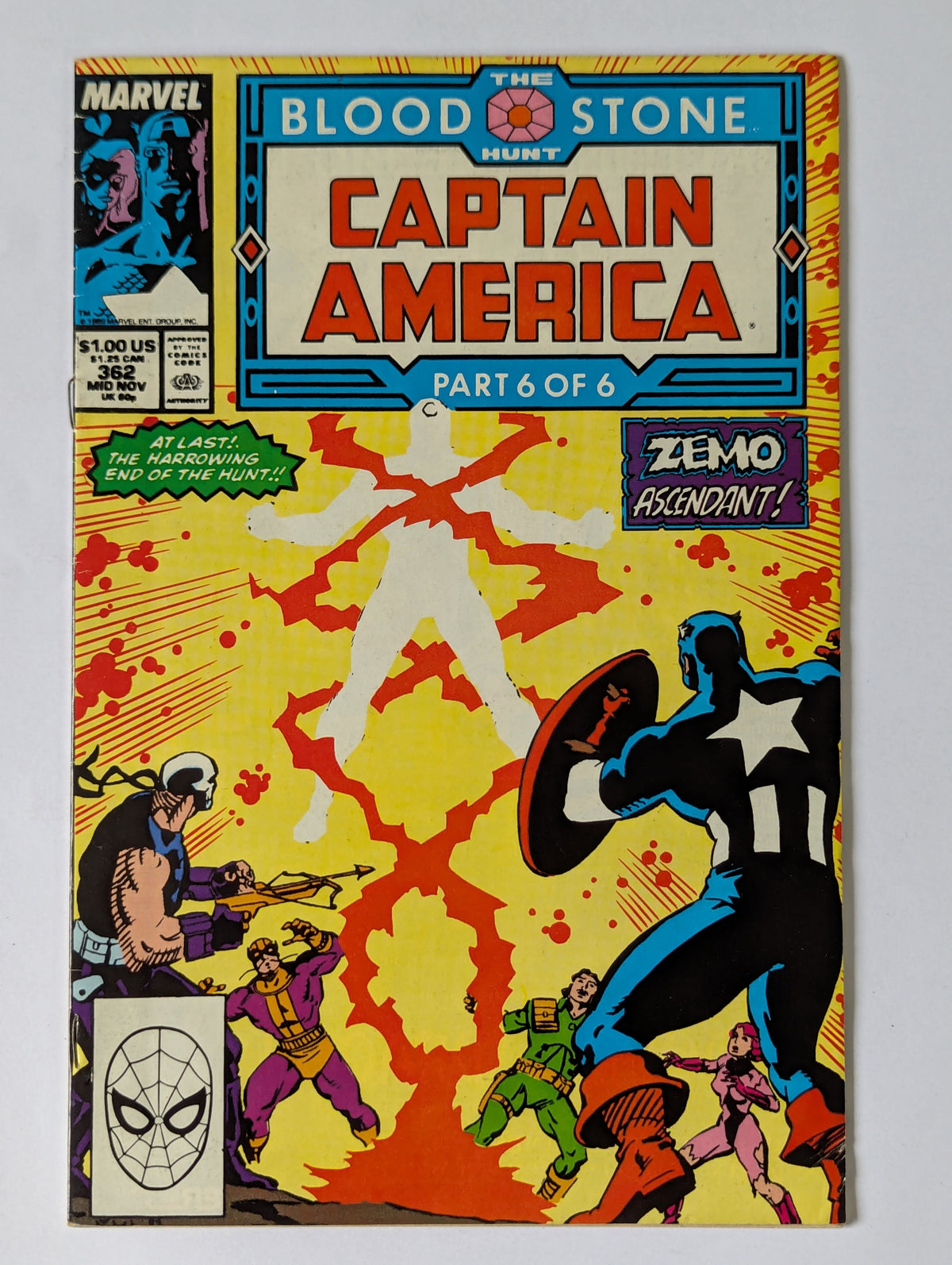Captain America #362 Marvel Comic Book
