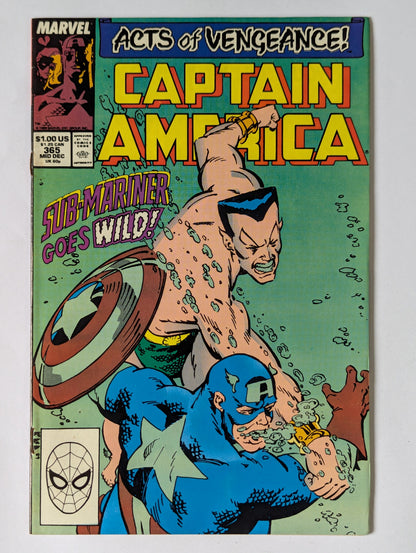 Captain America #365 Marvel Comic Book