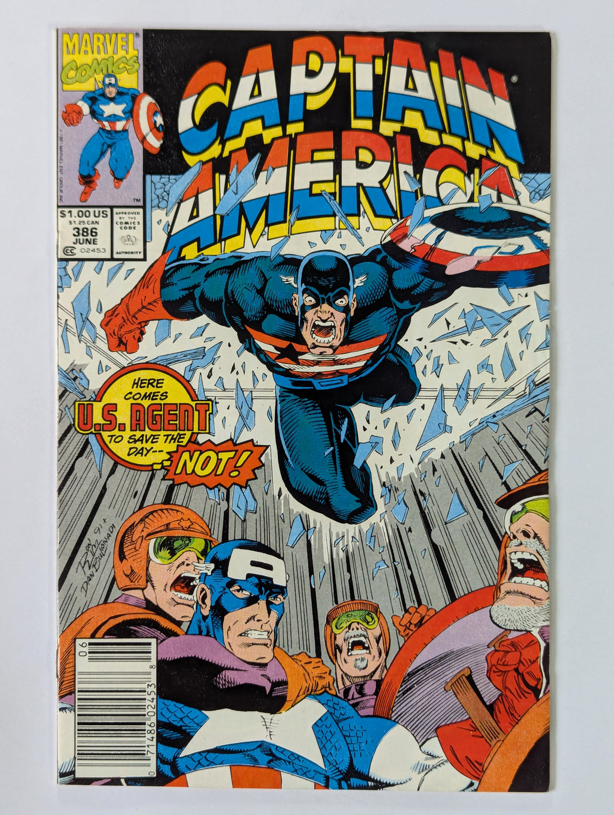 Captain America #386 Marvel Comic Book