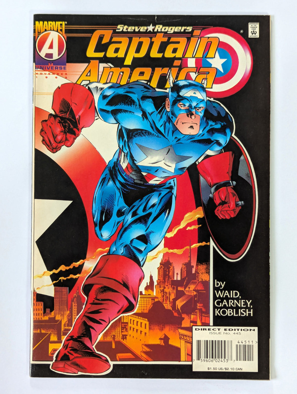 Captain America #445 Marvel Comic Book