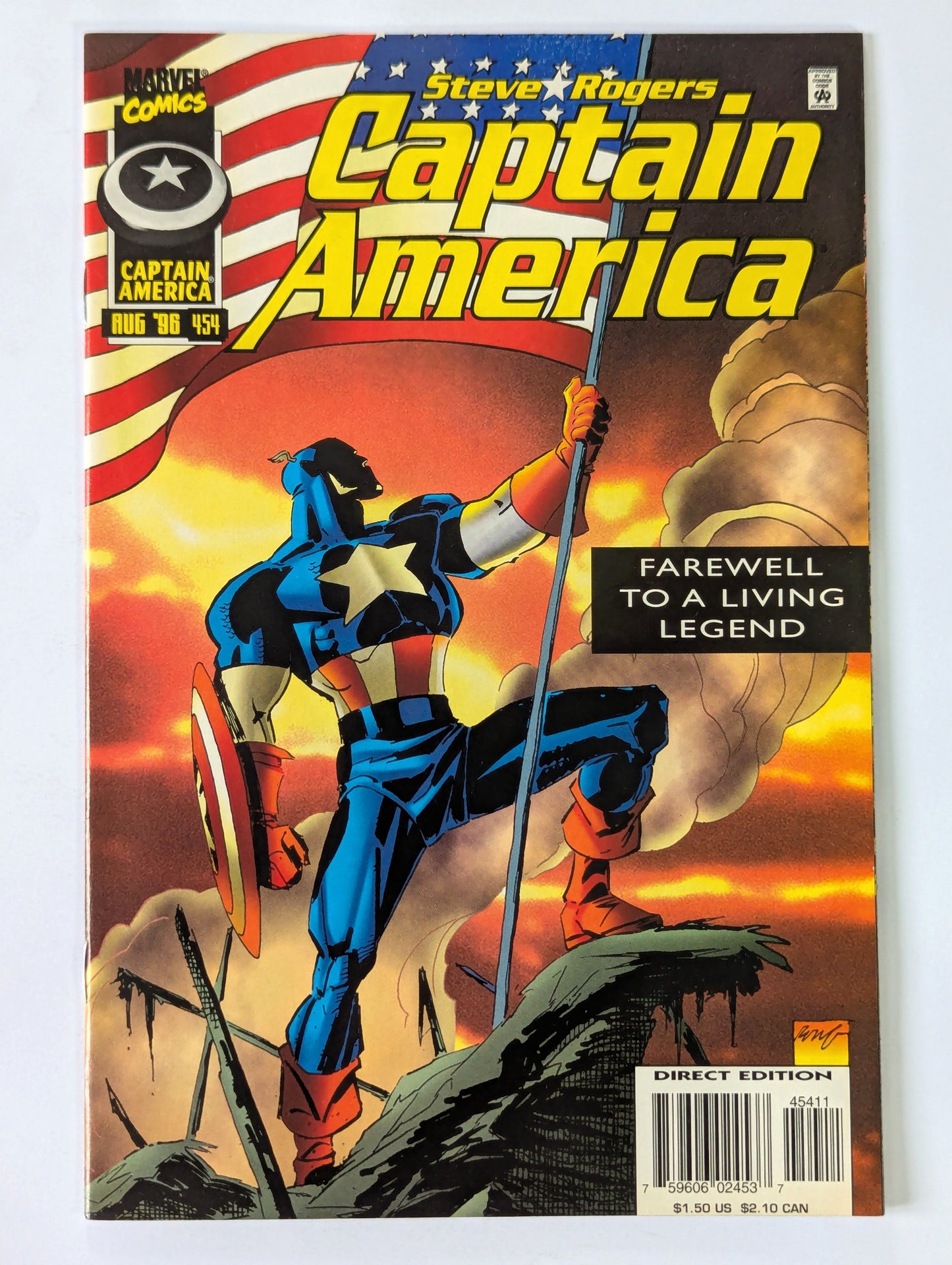 Captain America #454 Marvel Comic Book