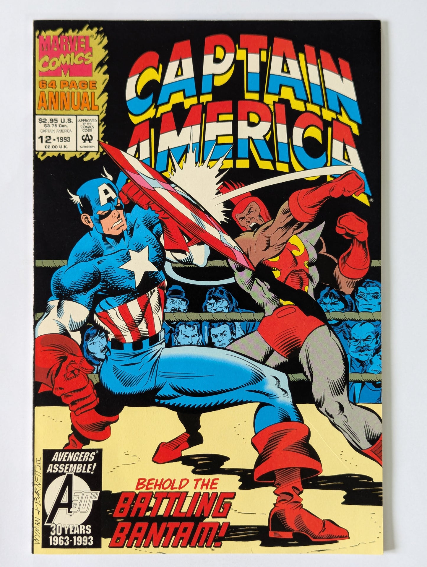 Captain America Annual #12 Marvel Comic Book