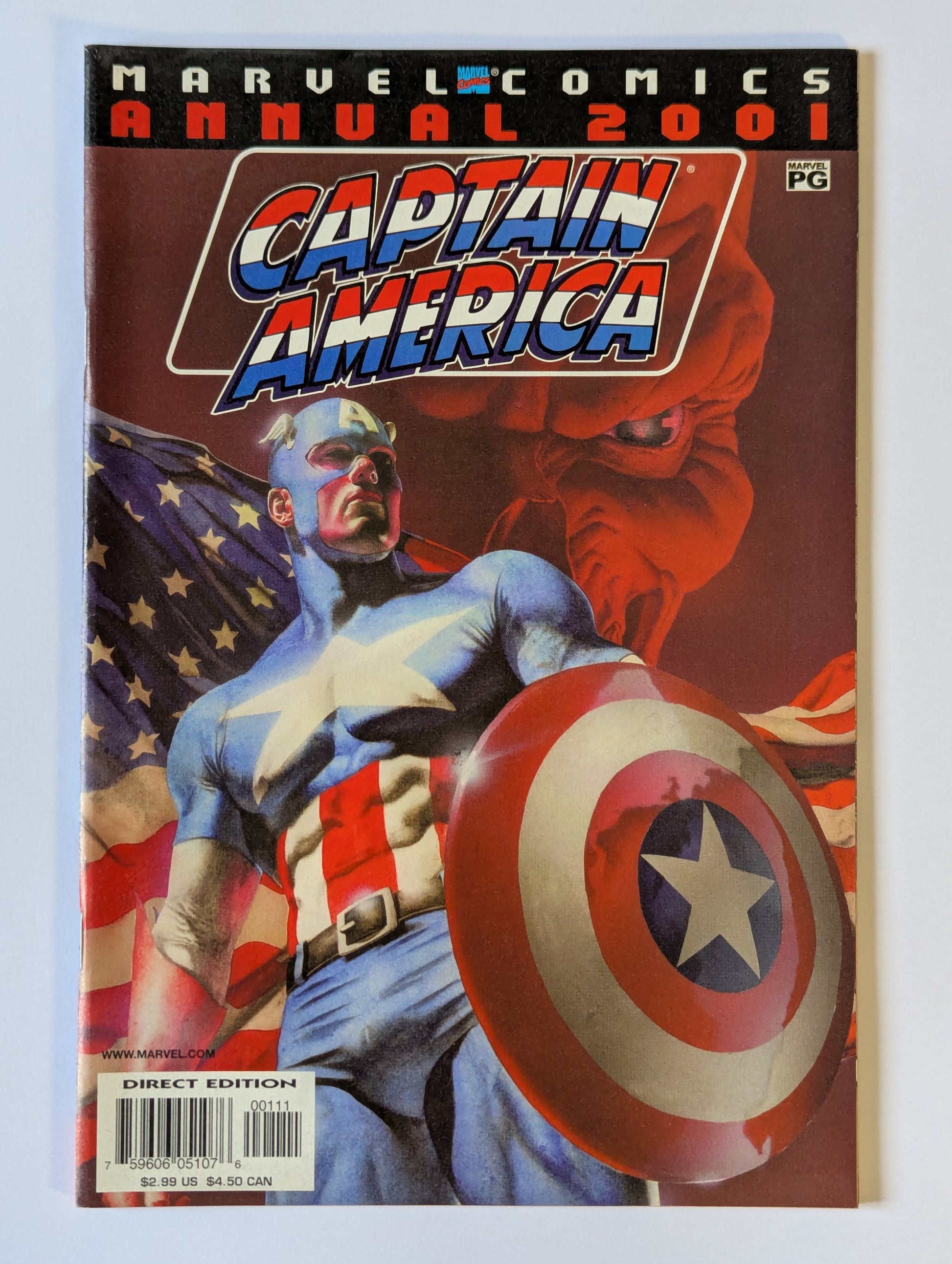 Captain America Annual 2001 Marvel Comic Book