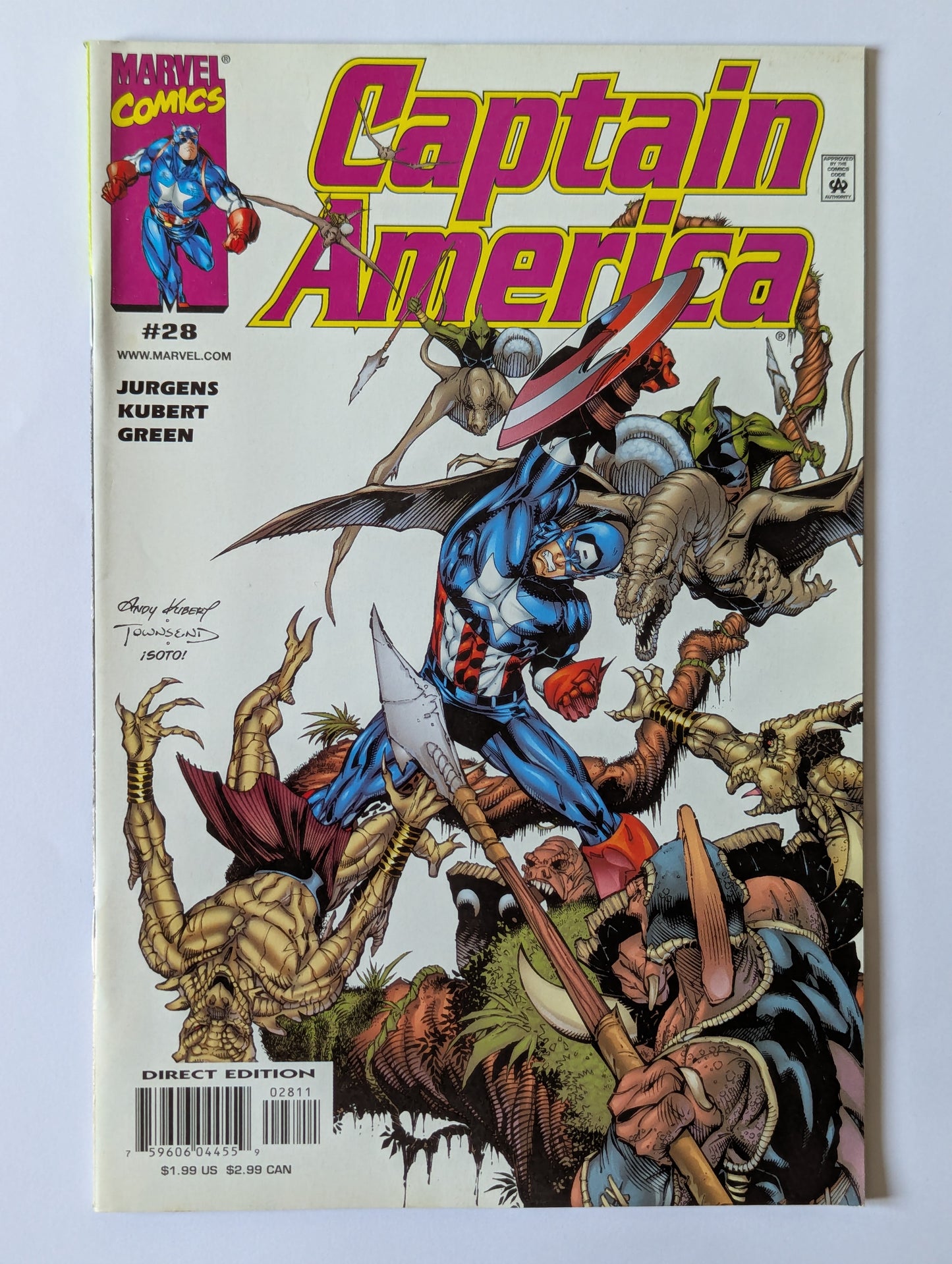 Captain America #28 Marvel Comic Book