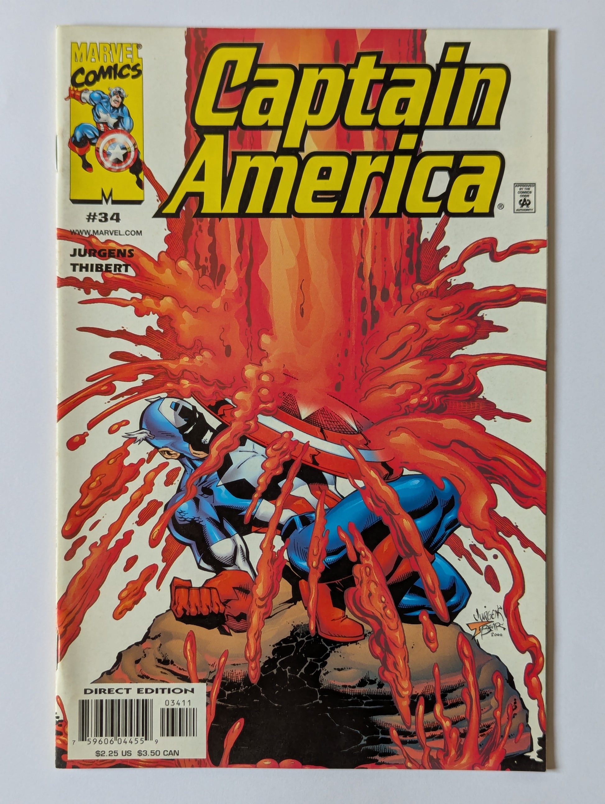 Captain America #34 Marvel Comic Book