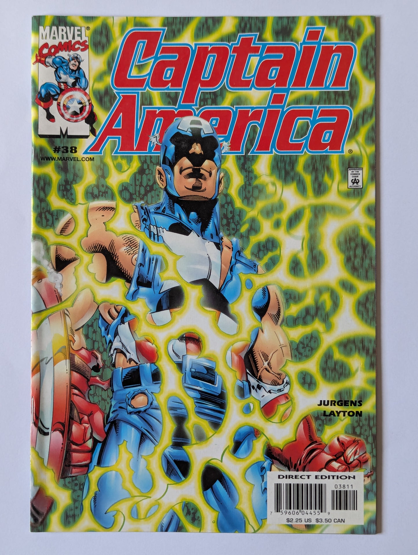 Captain America #38 Marvel Comic Book
