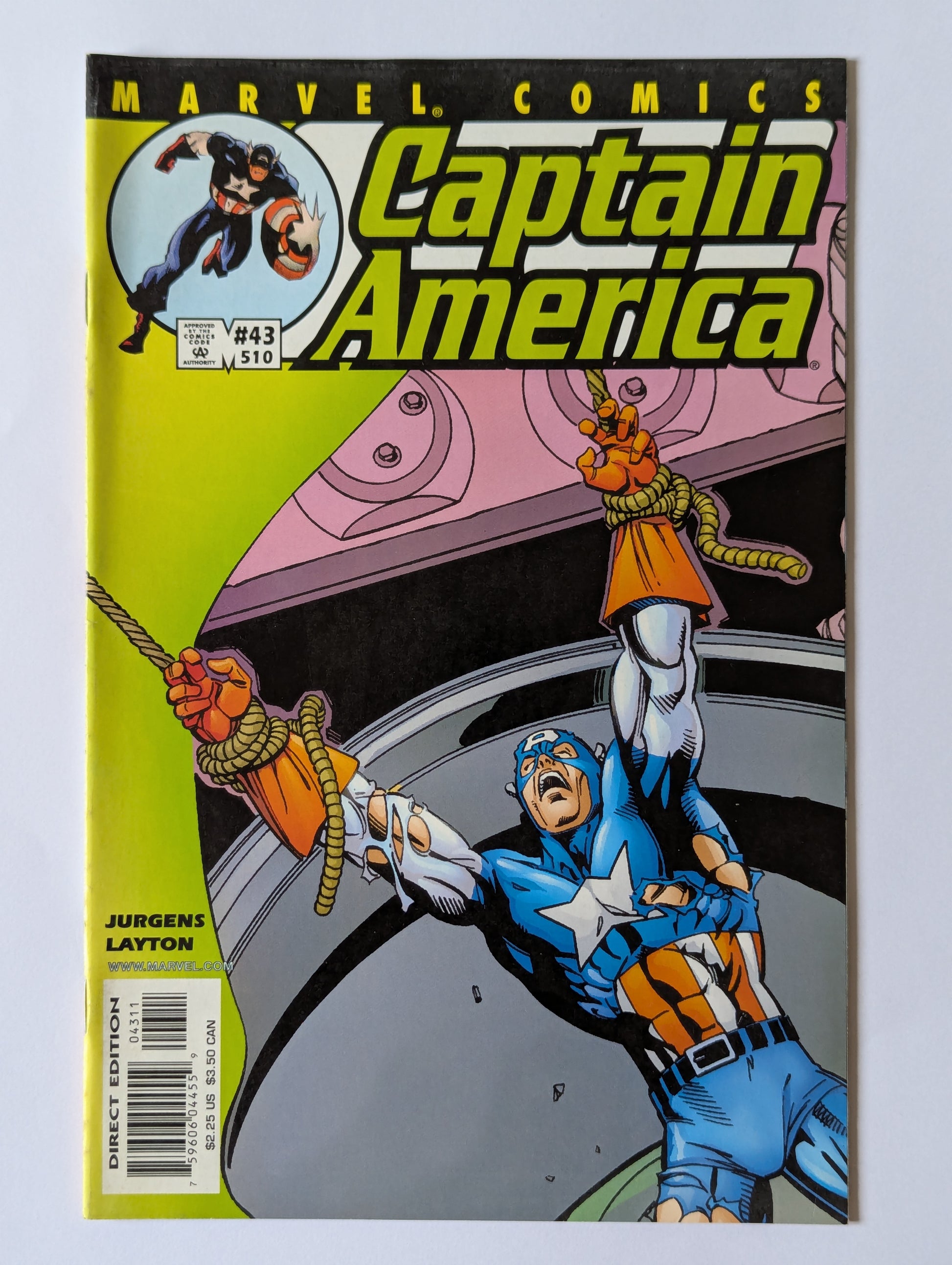 Captain America #43 Marvel Comic Book