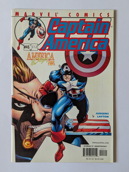 Captain America #45 Marvel Comic Book