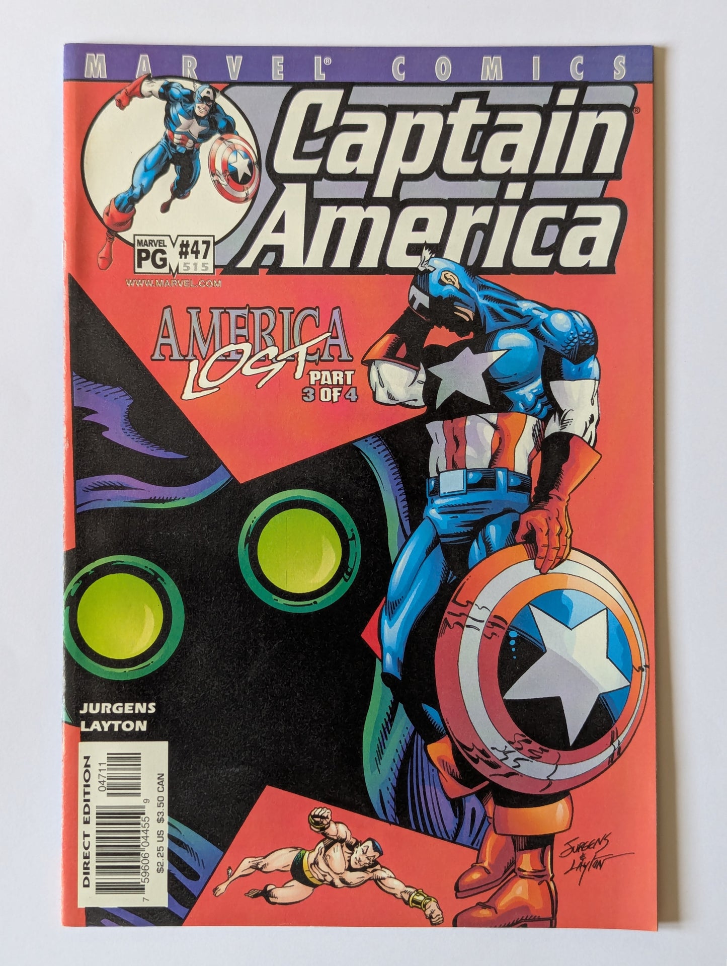 Captain America #47 Marvel Comic Book