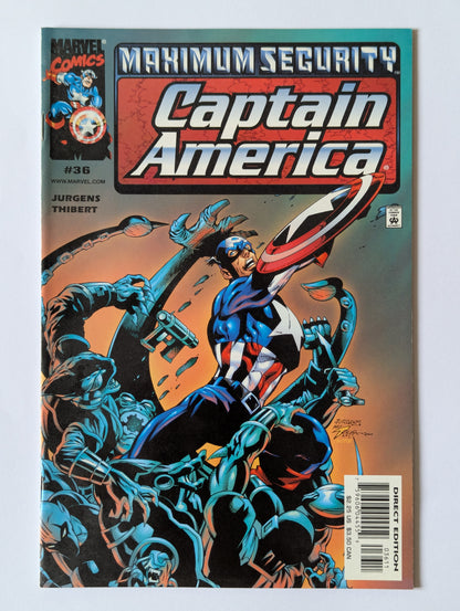 Captain America #36 Marvel Comic Book