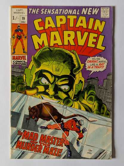 Captain Marvel #19 Marvel Comic Book