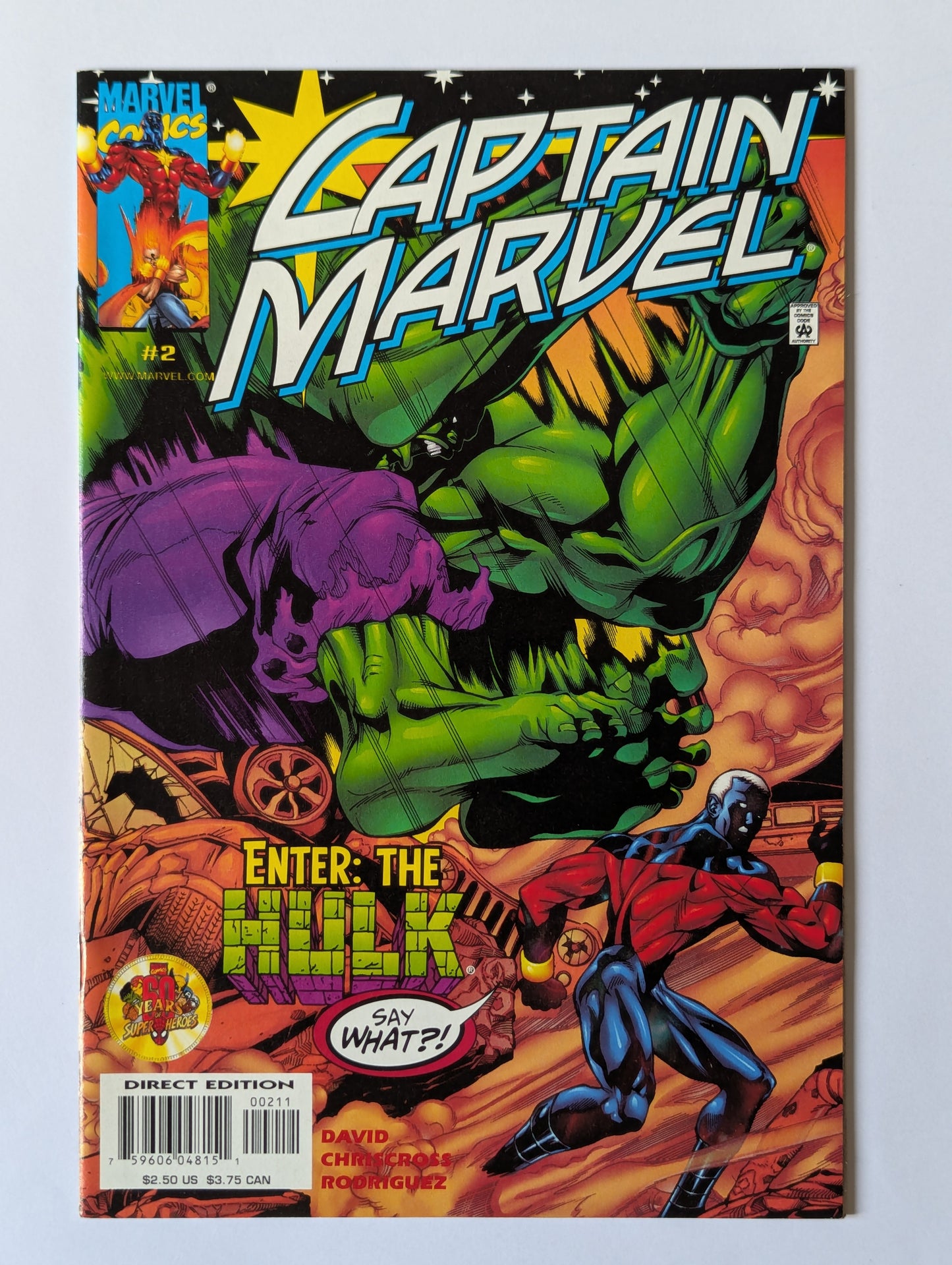 Captain Marvel #2 Marvel Comic Book