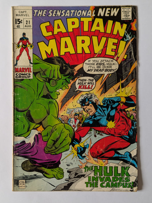 Captain Marvel #21 Marvel Comic Book