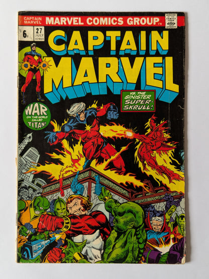 Captain Marvel #27 Marvel Comic Book