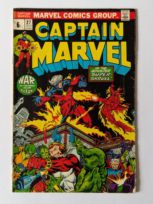 Captain Marvel #27 Marvel Comic Book
