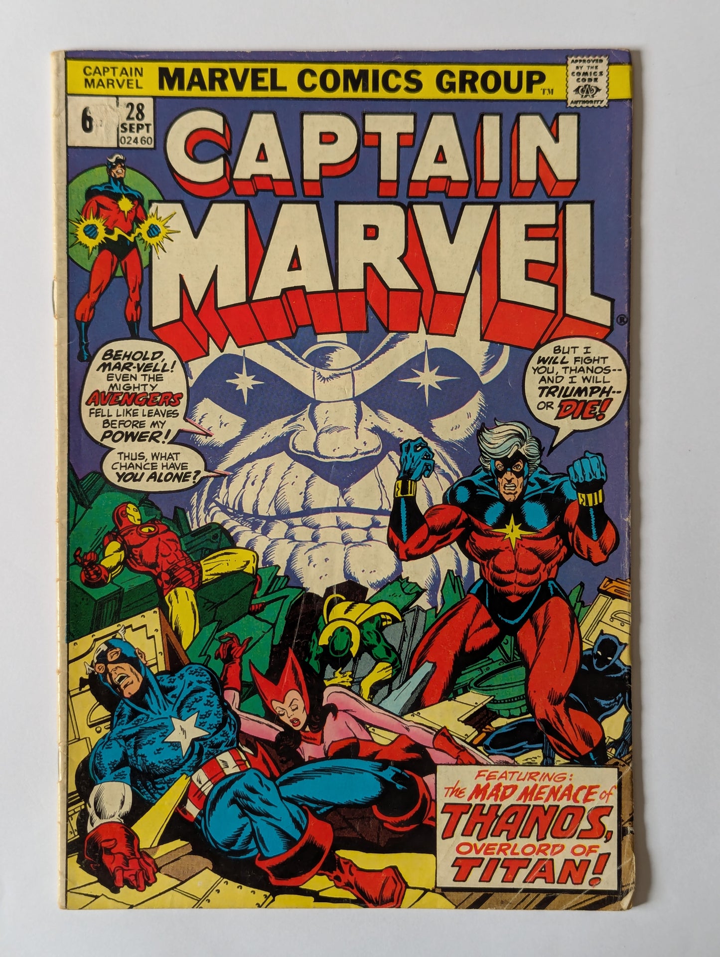 Captain Marvel #28 Marvel Comic Book