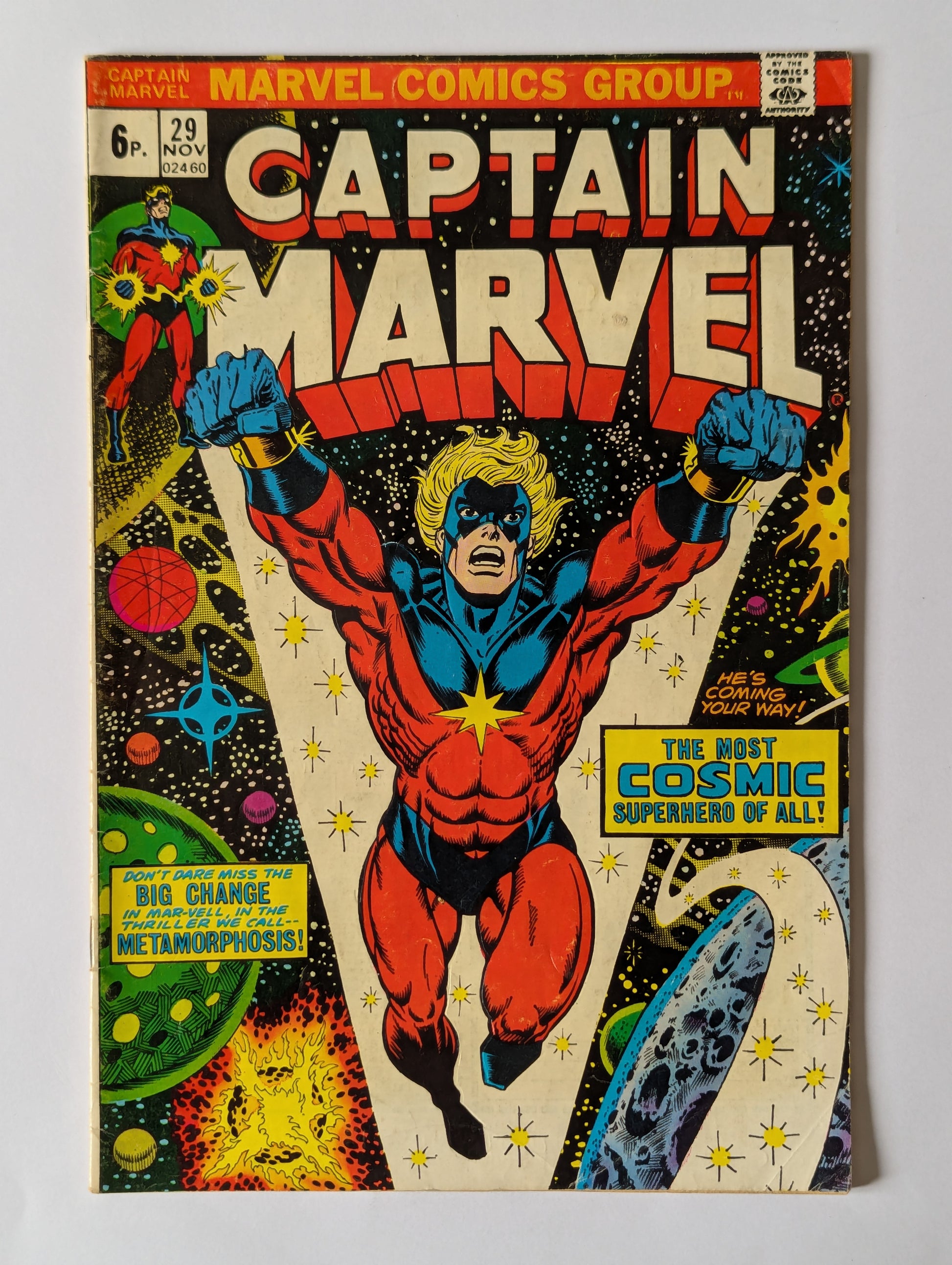 Captain Marvel #29 Marvel Comic Book
